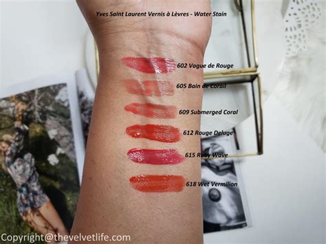 vernis a levres water stain yves saint laurent|YSL Beauty Vernis a Levres Water Stain Review.